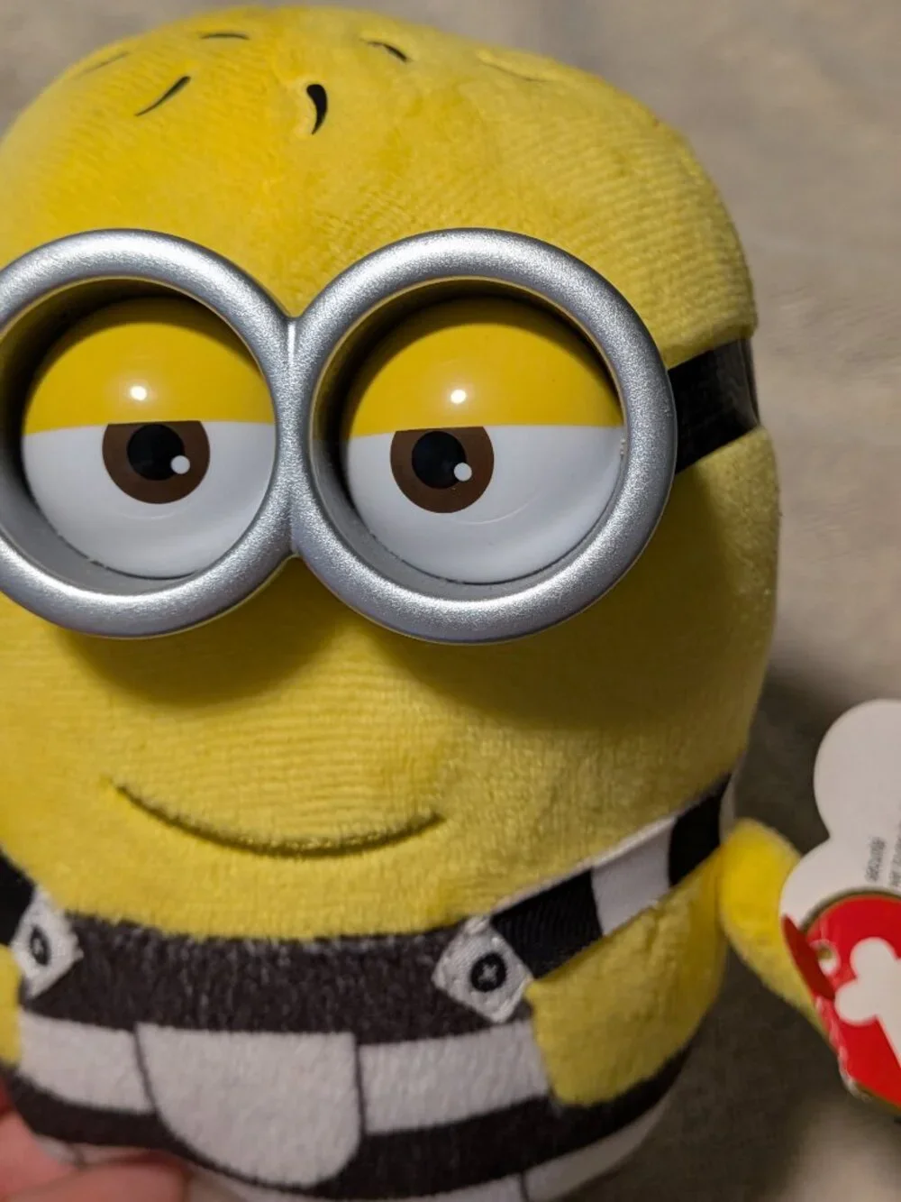 TY Beanie Babies Despicable Me Minion Jail Time Prison Plush w/ Tag Universal